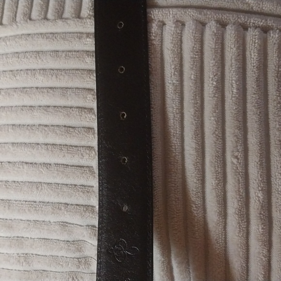 Men Genuine Leather Belt Made in Italy Size 42 - Picture 7 of 8